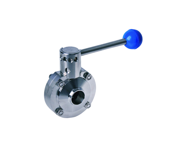 Sanitary Butterfly Valve - Clamp / Butt Weld / Male End